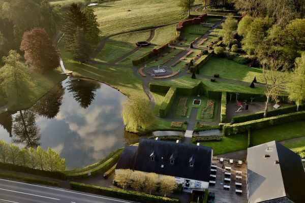 Vol en montgolfiere Jardins d'Annevoie