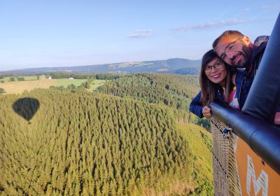 Vol montgolfière Lac de Coo