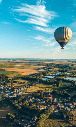 vol en montgolfière - Terres-de-Meuse