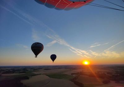 Vol montgolfiere à l'Aérodrome du Laboru