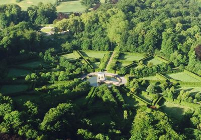 Décollage montgolfiere au Château d'Enghien